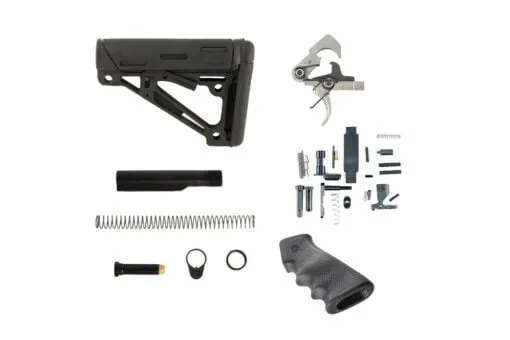 Dirty Bird AR-15 HOGUE Lower Build Kit - Black