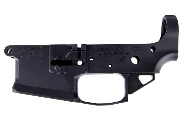 V Seven 7075 Billet EX Enlightened AR15 Lower