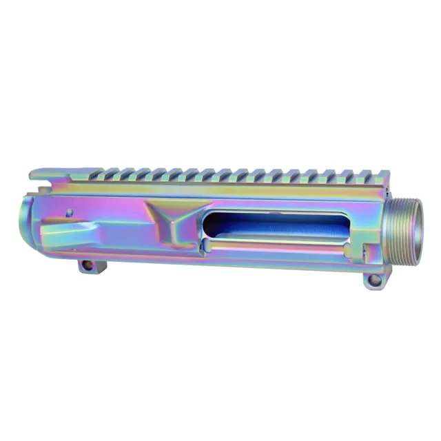 Guntec USA AR .308 Gen 2 Stripped Billet Upper Receiver Rainbow