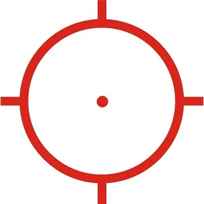 Xps2-0 Holographic 68 MOA Ring 1 MOA Red Dot Reticle Gray
