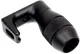 A3 Industries Compact Shorty Vertical Grip w/ Integrated Handstop 90 Degree 2.50in Aluminum Grenade Grip Aluminum Base Black
