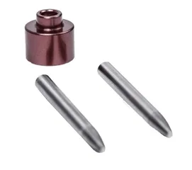 KNS Precision AR15 Hammer/Trigger Pin Assembly Guides Red/Stainless Steel