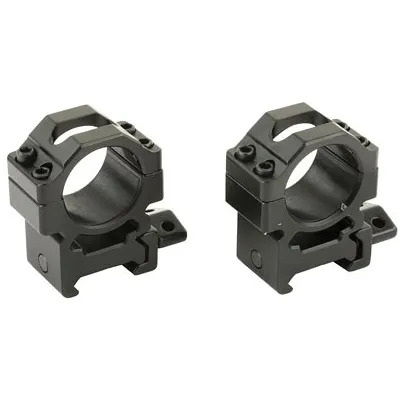 Leapers UTG Pro Max Strength Rings Fits Picatinny 1in Medium 2 piece Black