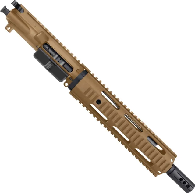 ABC RIFLE COMPANY AR-15 7.62x39mm 10in Quadrail Handguard Complete Pistol Upper Receiver w/BCG And Charging Handle Burnt Bronze