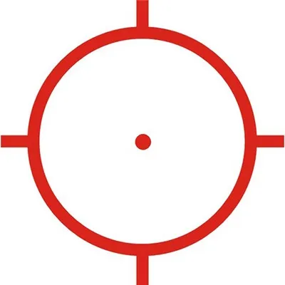 Holographic Weapon HWS 518 HOLO. 68 MOA Ring 1 MOA Red Dot W/QD Black SD Button
