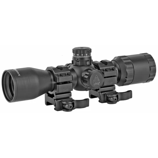Leapers 3-12x32 BugBuster Mil Dot Reticle Black Rifle Scope
