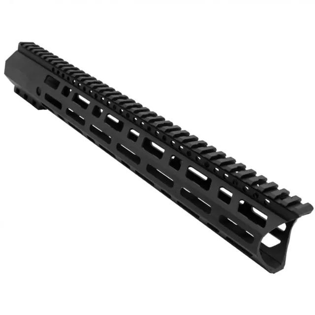 ABC RIFLE COMPANY Style Full Top Rail Picatinny C-Cut AR-10/DPMS LR-308 M-LOK Handguard Rail System 15in Black