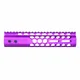 Guntec USA Air Lite Honeycomb Series M-LOK Free Floating Handguard w/Monolithic Top Rail 9in Purple