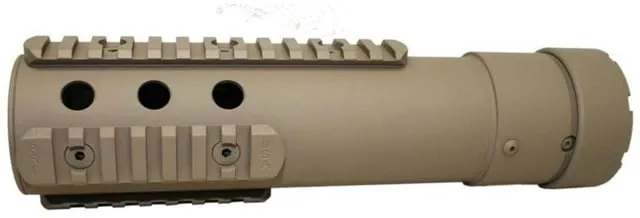 Precision Reflex Gen 3 Free Float Forearm Round Style Intermediate Length Carbon Fiber Flat Dark Earth