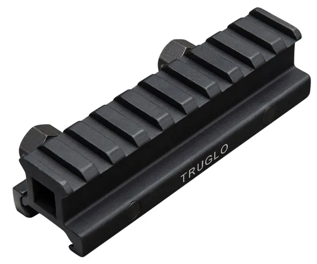 TruGlo AR .75" Picatinny Riser Mount, Black Hardcoat Anodized