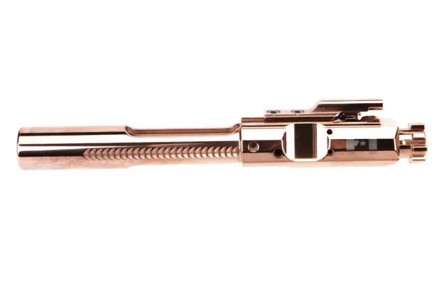 F-1 Firearms 7.62 DuraBolt full auto AR10 bolt carrier groups Rose Gold (TiCrN)