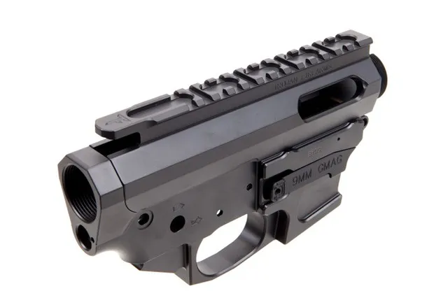 Trojan Firearms AR-15 BYOG-9G Stripped Receiver Set - 9mm Glock