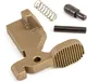Tiger Rock AR-15 Bolt Catch Assembly Kit w/ Plunger Spring & Roll Pin Tan
