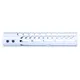 Guntec USA Ultra Lightweight Thin M-LOK System Free Floating Handguard w/Monolithic Top Rail 10in Clear