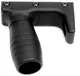 A3 Industries Modular Vertical Foregrips 100 Degree Picatinny w/ Handstop 2.00In Grooved Aluminum Grip Polymer Base Black