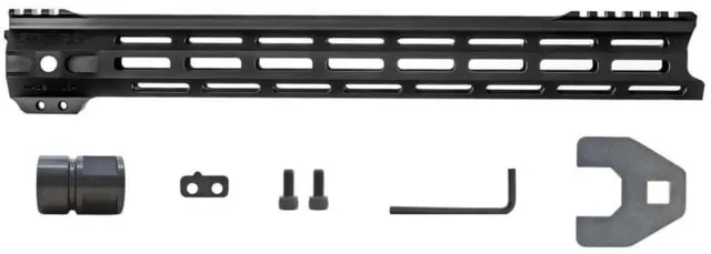 STNGR VLCN M-LOK Free Float Handguard for AR15/M4 Anodized Black 15.5in