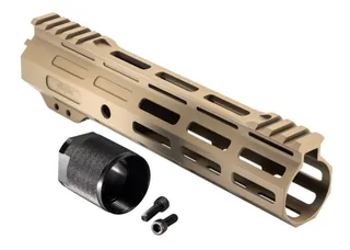 TRYBE Defense Magnesium Alloy Ultra Function Lightweight Handguard Cut Top Rail M-LOK FDE 9in