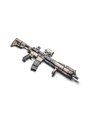 PSA 14.5-inch Quad Rail on an FDE Aero M4E1 Lower