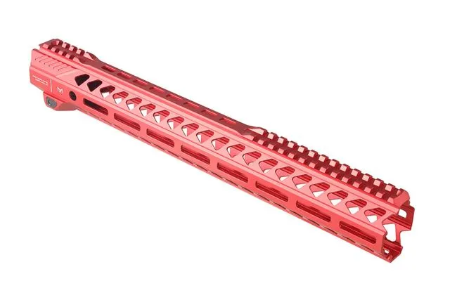 Strike Industries AR-15 M-LOK Handguard Rail 15.5in Red One Size SI-STRIKERAIL-155-RED
