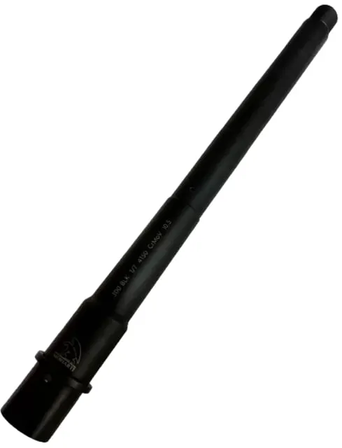 Moriarti AR-15 Pistol Barrel Threaded .300 AAC Blackout 10.5 inch Medium 1-7 Twist 5/8x24 Thread Nitride Nitride 10.5 inch