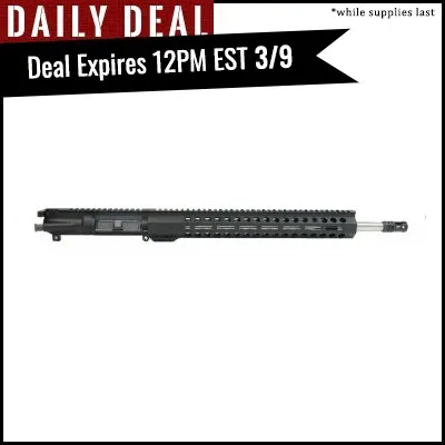 PSA 18" Rifle Length .223 Wylde 1:7 SS 15" M-lok Upper With Nickel Boron BCG & CH - 516446759