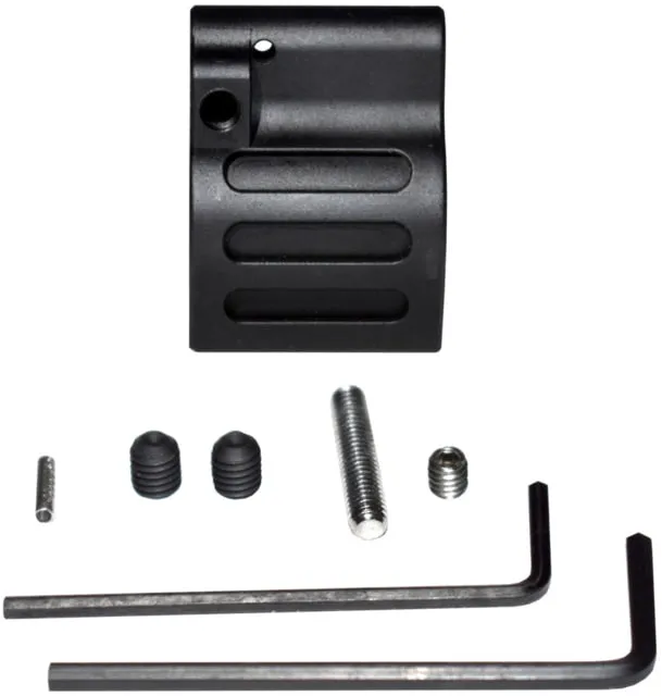 Presma .625 Low Profile Adjustable Gas Block Black