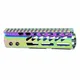 Guntec USA AR-15 Ultra Lightweight Thin M-LOK Free Floating Handguard w/ Monolithic Top Rail 7in Rainbow PVD