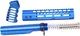 Guntec USA AR-15 9in Pistol Brace Build Kit With Milspec Buffer Tube Anodized Blue