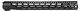 Grey Ghost Precision M-LOK Handguard AR-15 17 inch Aluminum 0.868 lb Type III Class 2 Hard Coat Anodized Finish True Black