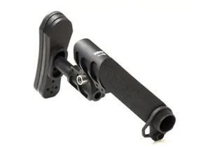 ODIN Works Zulu Adjustable Stock w/ Padded Pistol Buffer Tube and Back Plate - Black