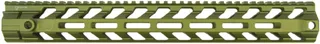 Fortis Manufacturing REV II Free Float Rail System M-LOK AR-15 15.3in ODG Anodize
