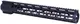 Guntec USA AR-308 15in Air-Lok Series M-LOK Compression Free Floating Handguard w/ Monolithic Top Rail Anodized Black