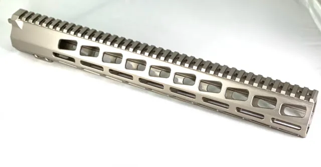 WMD Guns AR-10 M-LOK Handguard 15in .308 NiB-X Silver