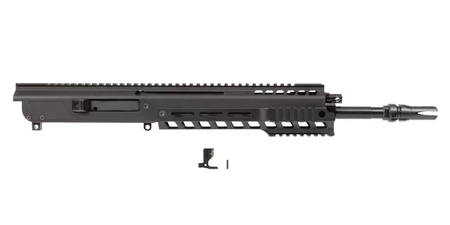 JAKL Rifle Upper 13.7" 5.56 NATO 1:7 Nitride w/ Knurled CH, BCG, Partial Picatinny Lower HG, Black
