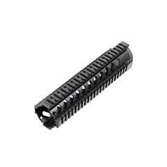 AIM Sports Inc AR Free Float Mid Length Quad Rail/V3 10in Black Medium