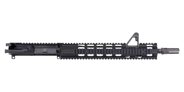 PSA "Sabre" Forged 14.7" Mid-Length 5.56 FSB w/ 13.75" Two-Piece Quad Rail & P&W 3 Prong, B&T, 1/2"-28