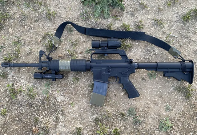 Gothic Serpent-Style Colt 723 Clone on a PSA Lower