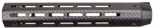 Lancer Systems LCH7 Octagon Carbon Fiber Handguard 7.62mm 16.25 in XL Length Standard 18 TPI Black