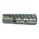 Guntec USA Ultra Lightweight Thin M-LOK System Free Floating Handguard w/Monolithic Top Rail 7in Green