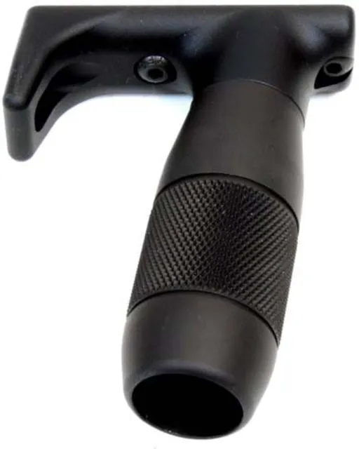 A3 Industries Compact Shorty Vertical Grip w/ Integrated Handstop 100 Degree 2.50In Aluminum Grenade Grip Aluminum Base Black