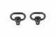 GrovTec Black Nitride 1" Heavy Duty Push Button Swivel Set