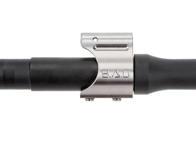 Battle Arms Development Lightweight Low Profile Titanium Gas Block-Raw Titanium Finish
