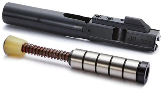 JP Enterprises EnhancedBolt Bolt Carrier Group BCG 9mm QPQ Finish Short Stroke SCS System JPSCS2-9SS-5 - 5 Steel Masses Black