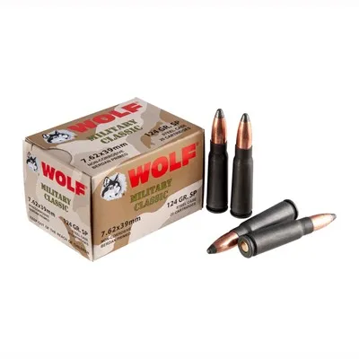 Wpr Military Classic 7.62x39mm 124gr Soft Point 1,000/Case