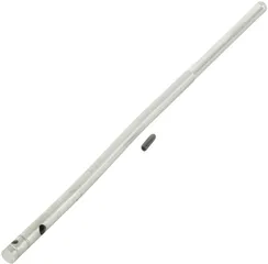 TacFire Pistol Length Micro Gas Tube w/Pin/Steel 5.25 in Stainless Steel Small