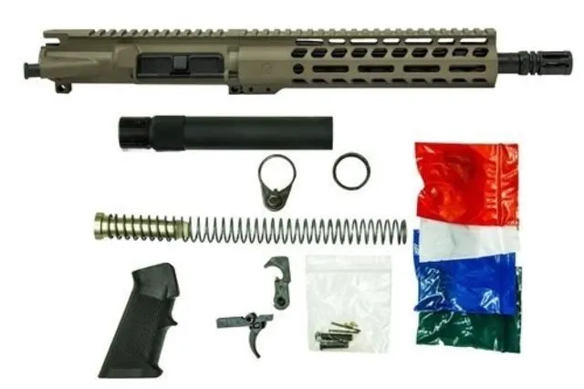 Ghost Firearms Upper Receiver Pistol Lower Parts Kit 7.62X39 10.5in Carbine Light HBAR Barrel 1-10 Twist 9in M-LOK Free Float Hand Guard A2 Birdcage