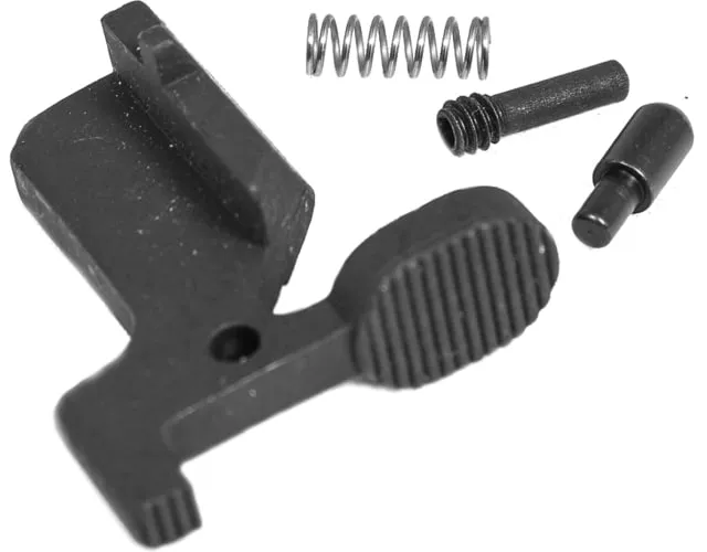 Tiger Rock AR-10/LR-308 Bolt Catch Assembly Kit w/ Plunger Spring & Screw Black
