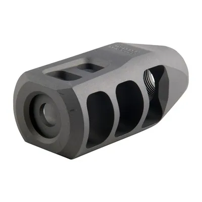 M11 Muzzle Brake 30 Caliber 5/8-24 SS Silver
