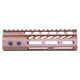 Guntec USA 6.75" ULtra Lightweight Thin M-LOK Free Floating Handguard w/ Monolithic Top Rail Anodized Bronze