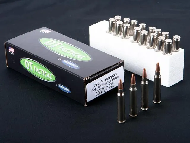 Doubletap .223 Rem Nosler HPBT - 77GR - 20rds